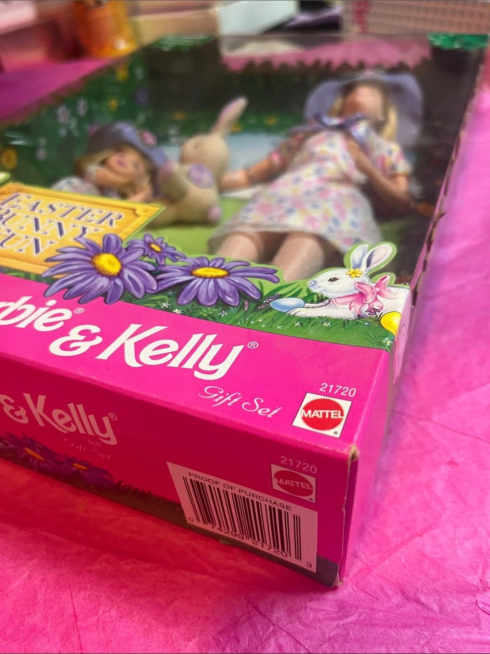 1998 Target Special Edition Easter Bunny Fun Barbie & Kelly Gift Set NRFB